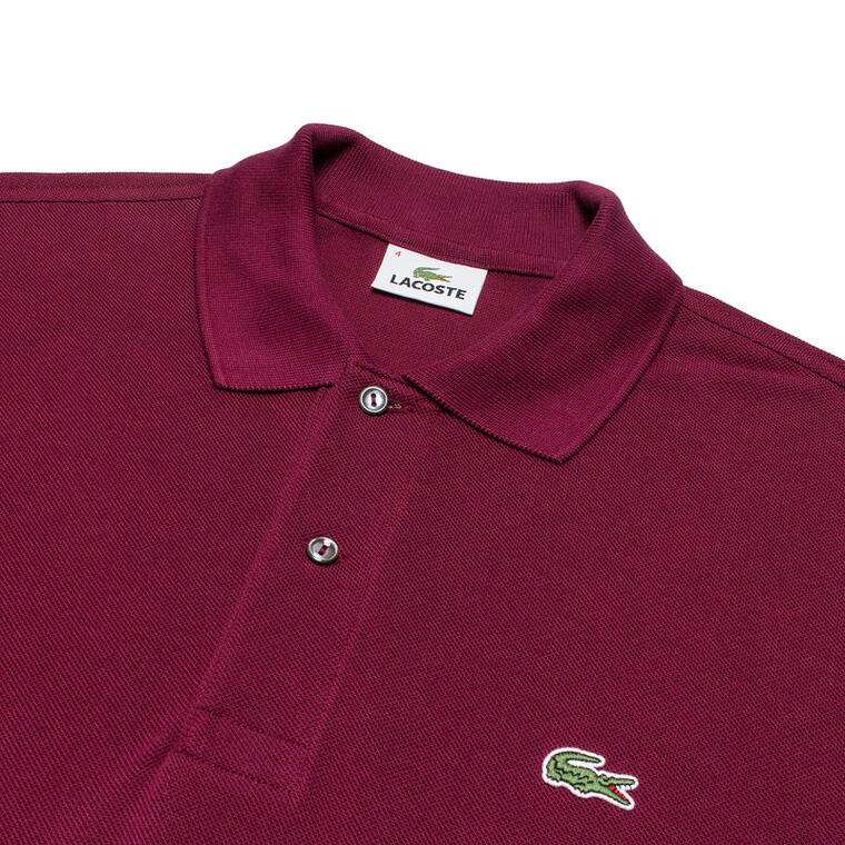 LACOSTE 法国鳄鱼 男式纯色休闲短袖优质POLO衫L1212XDRDI1