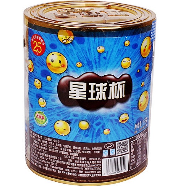 广东特产食品80后零食甜甜乐星球杯1000g巧.