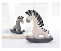 Nordic creative wedding gift small ornaments home accessories cartoon animal zebra living room porch TV cabinet decoration