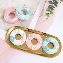 Nordic creative cartoon doughnut home accessories girl heart restaurant living room desktop princess room decoration small ornaments