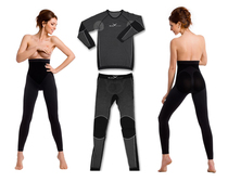 Countries Men And Women Sports Pants Combined Professional Fitness Speed Dry Heat Dissipation Pants Warm Underwear High Play Riding Clothes Autumn Clothes