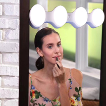 Bathroom mirror front lamp non-perforated toilet bulb portable non-installation makeup mirror suction cup mirror