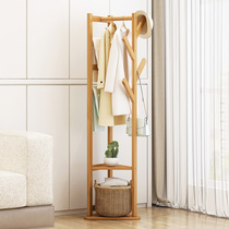 Hanger floor bedroom simple household multifunctional coat rack sub porch hanging bag clothes do not take up space shelf