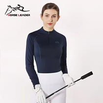 Women's Equestrian Gear Long Sleeve T-Shirt Spring Autumn Horseback Breathable High Stretch Nude Comfortable Slim Knight Clothing Gear