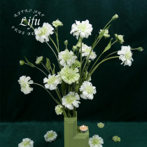 Simulation Flower Daisy Wheel Peak Chrysanthemum Single Branches Single Branch Plant Field Retro Fake Flowers Living-room Field Wind Table Decoration Pendulum Pieces