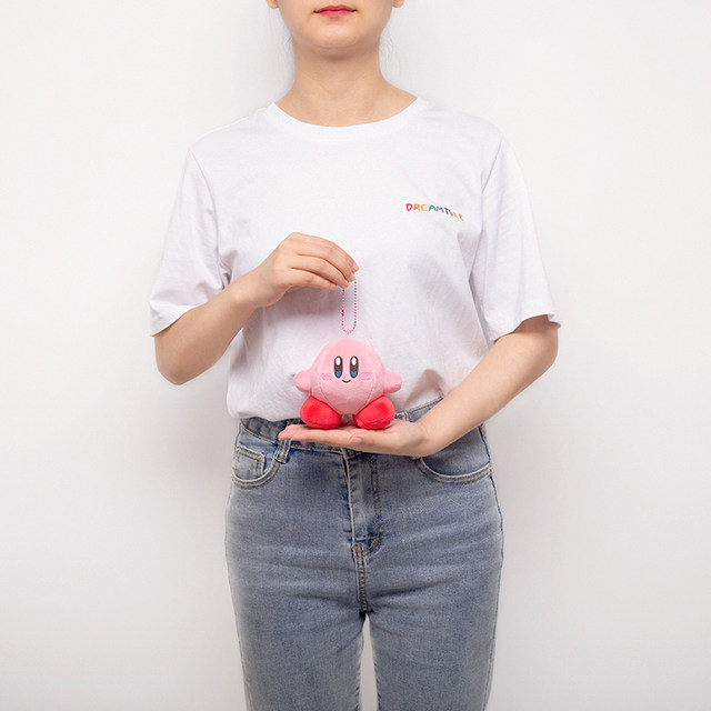 ຍີ່ປຸ່ນຊື້ kirby ແທ້ຈິງງາມ Kirby doll plush bag pendant pendant ຂະຫນາດນ້ອຍ