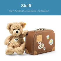 Germany steiff original genuine limited edition teddy bear small box Teddy bear doll doll plush toy