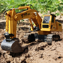 Remote control excavator Toy car Alloy electric excavator