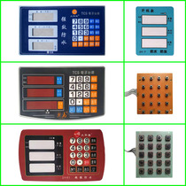 Electronic scale accessories key board keyboard digital sticker display sticker window sticker computer board red and black screen