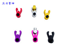 For small bucchball small cloth Catcher aluminum alloy deer corner crab pliers head tube fixing buckle