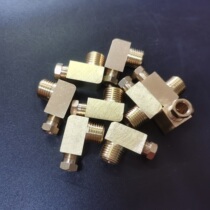 PL right angle joint slider oil nozzle copper ferrule type joint inner clamp elbow aluminum pipe copper pipe nylon pipe joint