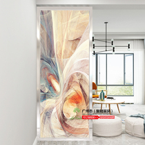 Modern simple fashion screen decoration Living room room Bedroom Hotel art frosted glass partition Entry entrance