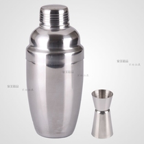 Cocktail shaker tool five-piece set shaker stainless steel snow keg bar spoon ice clip measuring cup