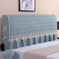 New All-inclusive Cotton Head Shelf Limited Modern Leather Bedhead Soft Bag Wood Bedhead Protection Case