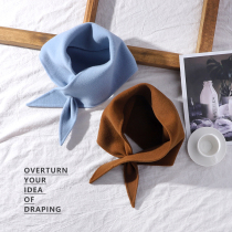 CHIC trendy small objects Aging Careful Machine Cashmere Wool Triangle Towel Cashmere Wool Warm Scarves Shawl.