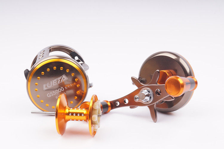 包邮明洋9轴雷鱼轮雷强轮 鼓轮 打黑轮船钓轮 全金属鼓轮 路亚轮_双氙