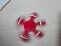 Fingertip Tops Safety Metal Fingers Three Five Leafy Tops Toy Plated Tops Adult Swivel Tops