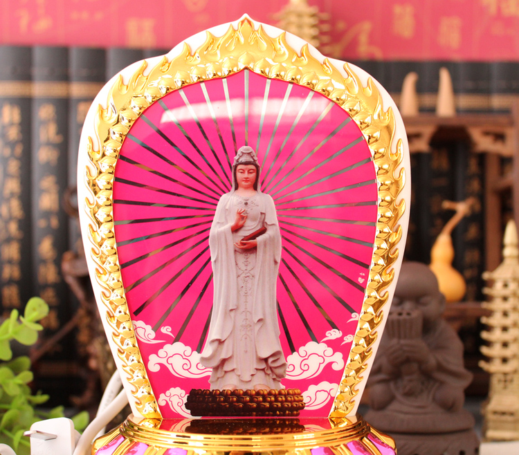 广缘德100合一念佛机播经机法会插电自动菩萨大悲咒七彩光灯