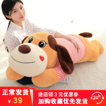Party dog plush toy Ragdoll Girl large sleeping pillow long cute doll doll Childrens Day gift