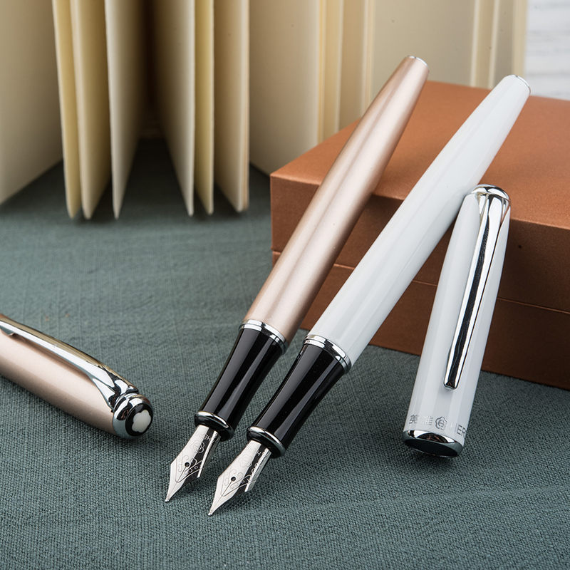hero pen 7058 iridium gold pen gift box for students to write and practice characters