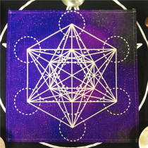 Tarot table cloth rich pentagram Crystal cloth cotton linen background cloth student dormitory desk coffee table cloth