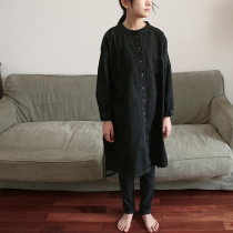 Lacquer Episode Spring Autumn New Products CUHK Childrens Clothes Children Long Style Jacket Windjersey Girl Denim Dress Parent-child Art Van Parent-child