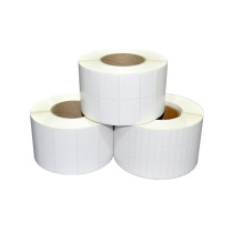 Copper plate label paper 80*30 40 50 60 logistics product label Amazon FBA barcode sticker SKU Barcode