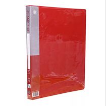 Big red folder recitation clip speech 9802 thick A4 single clip double clip Chinese red festive wedding