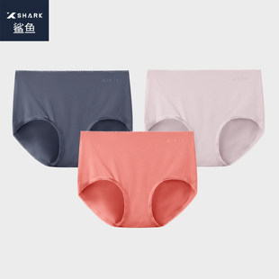 XSHARK鲨鱼女士内裤莫代尔芦荟抑菌高腰大码无痕女生三角内裤