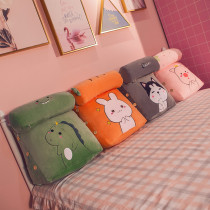 Triangle pillow bedside pillow cushion cushion back cushion bed single student dormitory bedroom removable and washable triangle pillow