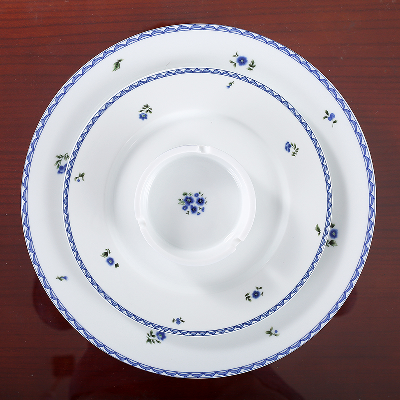 Red porcelain ceramic tableware suit which Chinese blue and white porcelain tableware Han Guoju jingdezhen porcelain bowl