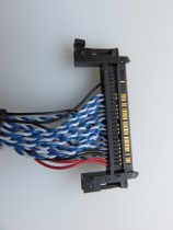 FI-RE51S-HF LVDS screen line 0 5MM pitch 51p high split screen double ten 10 bit black card screen line