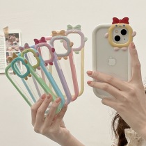 Apply Apple 13Promax small cute hand casing iphone12 transparent protective sheath shell 11 13 Cartoon