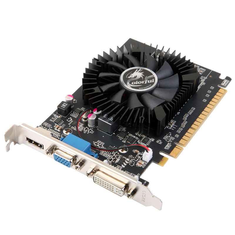 colorful/七彩虹gt610cf黄金版Ⅱ-1gd3真实独立1g显存高清显卡