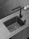 Nano-embossed Kitchen Sink Small Size Wash Basin 단일 탱크 좁은 긴 측면 장착 식기 세척기 바 미니 풀 Nano-embossed Kitchen Sink Small Size Wash Basin 단일 탱크 좁은 긴 측면 장착 식기 세척기 바 미니 풀