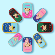 Primary and secondary school students EVA stationery box mens pencil box large capacity stationery bag multi-function childrens pencil bag