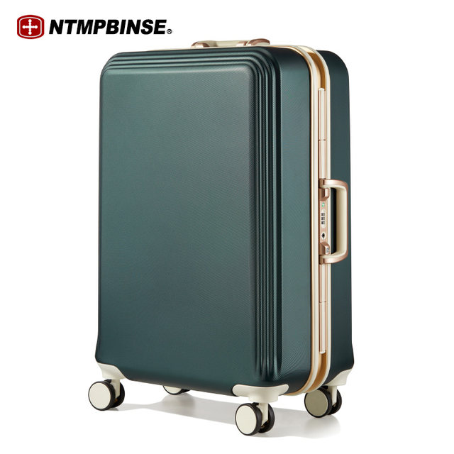 Swiss Army Knife suitcase suitcase aluminium frame trolley case universal wheels 20 ນັກຮຽນຊາຍ 24 ລະຫັດຜ່ານຫນັງກ່ອງ 28 ນິ້ວ