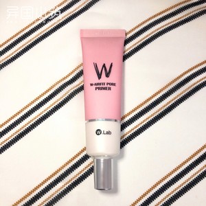 wlab粉色妆前乳隔离霜W.lab打底膏素颜霜隐形毛韩国授权正品35g