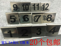 Vertical table game wolf kill number plate acrylic table number plate call number plate table number plate number plate number plate number plate