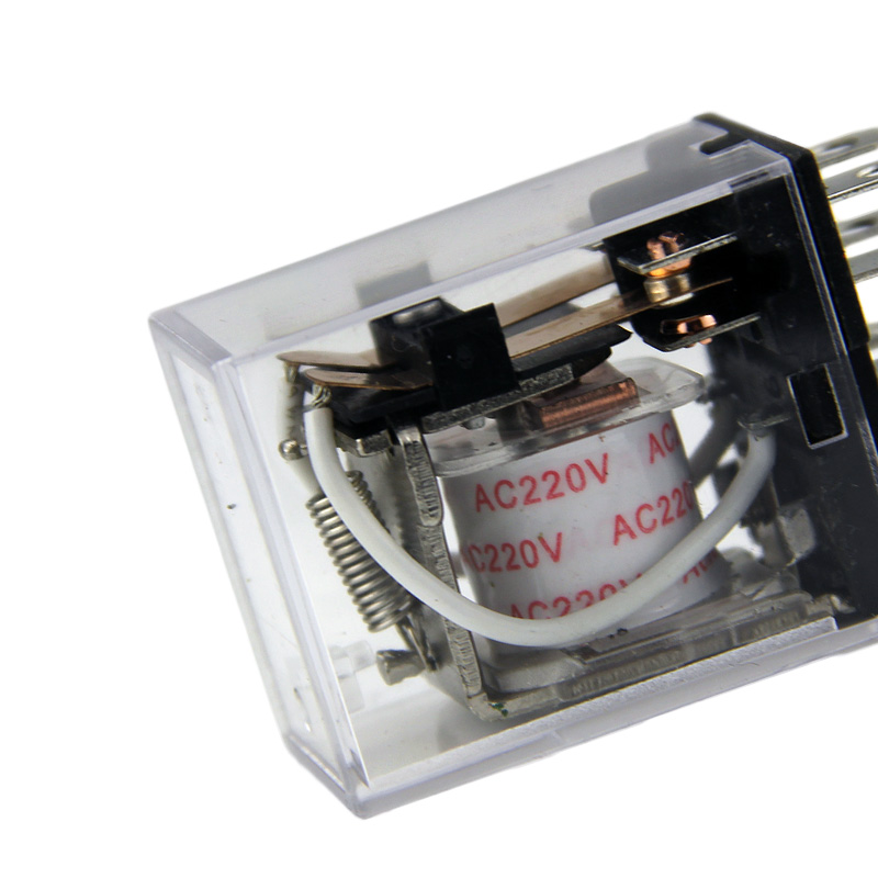 delixi small intermediate relay 8 feet 220v ac electromagnetic jqx-13f 10a 24v 12v high power