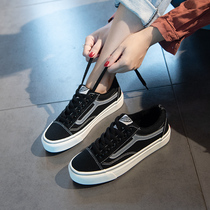 2021 Winter New Velvet canvas shoes womens shoes Joker cotton shoes student winter shoes warm board shoes two cotton shoes