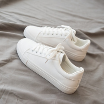 2021 autumn new small white shoes womens shoes ins Tide Street shooting board shoes spring and autumn explosive Joker flat white shoes