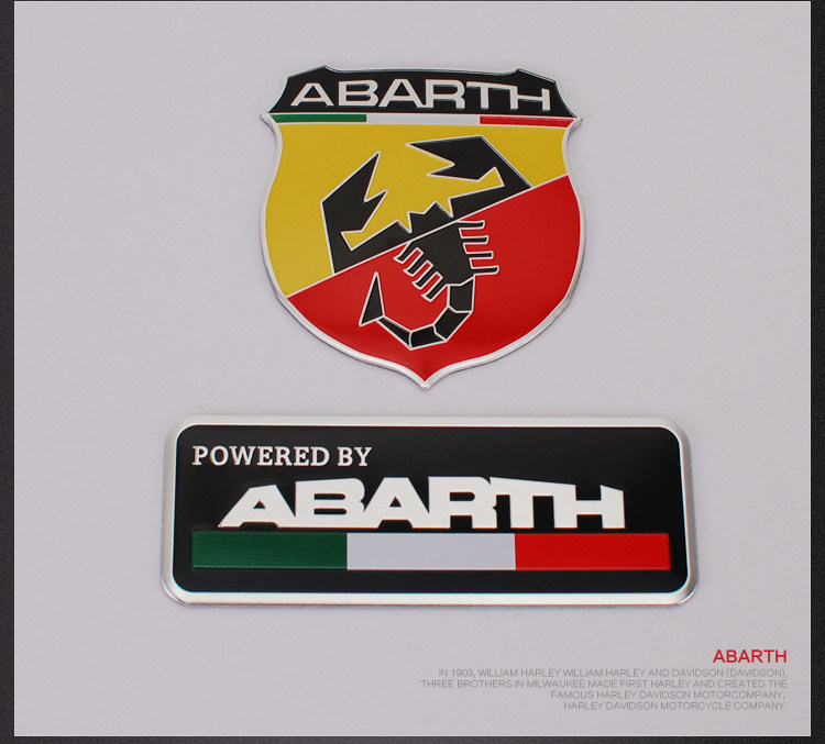 汽车装饰贴3d立体金属车贴蝎子阿巴斯标志贴侧标尾标贴车身划痕贴