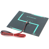 6V3 5W solar power drop glue small board 100CM red and black line DIY production custom solar panel