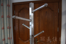 304 stainless steel coat rack Floor-to-ceiling clothes rack Living room bedroom foyer corner simple strong and durable hangers