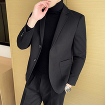 Gross Son Casual Little Western Dress Jacket Mens Body Seater Han Version Handsome Qi Spring Autumn Monsoon Season West Suit Suit Blouses Single Piece Tide