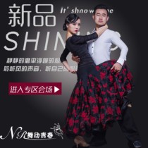 Modern dance skirt National standard dance skirt long skirt large skirt Womens new ballroom dance skirt waltz dance skirt performance suit
