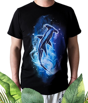 SEAPLAY summer ocean diving theme creative hand-painted breathable big print t-shirt designer brand