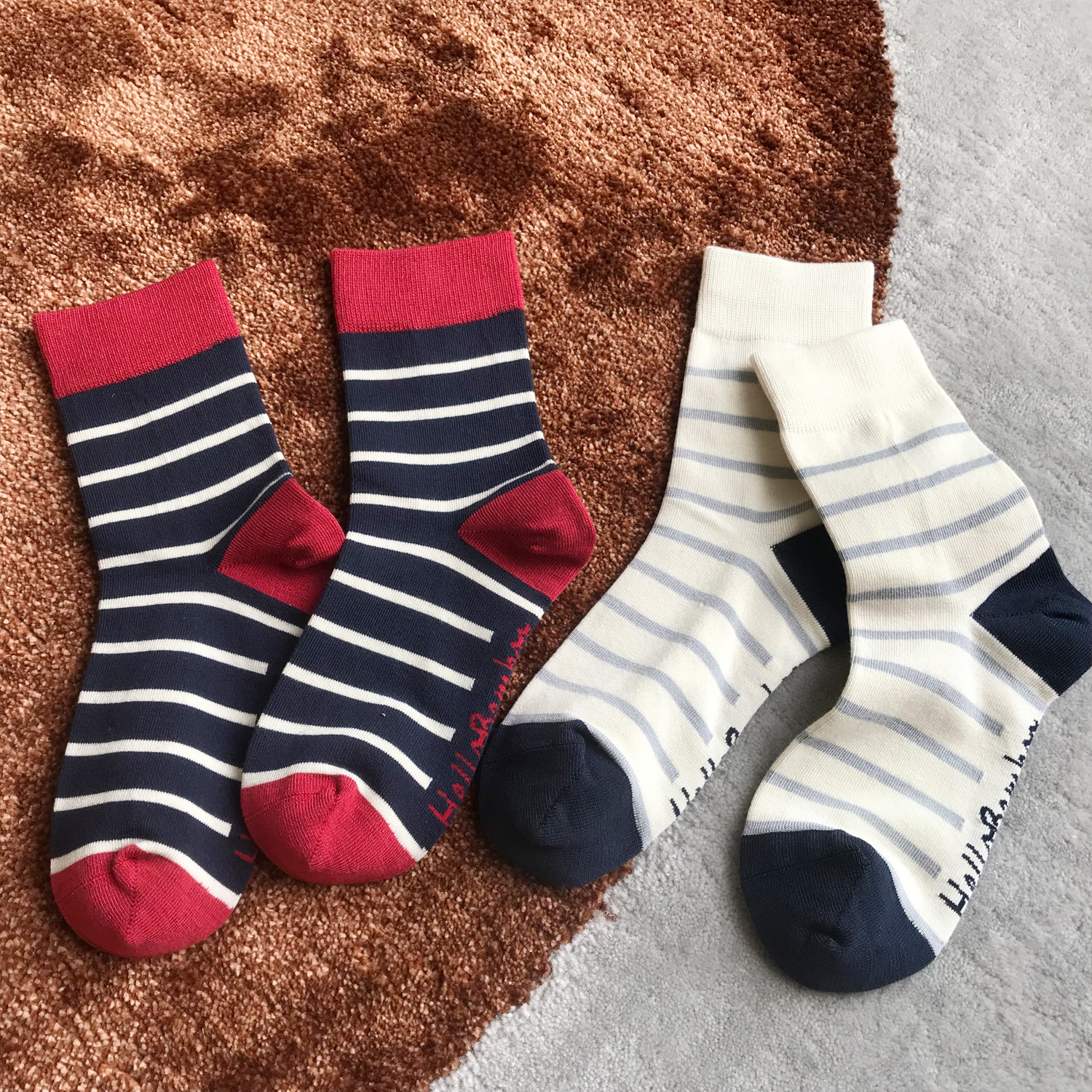 海军女袜礼盒 7双装竹纤维袜子35-39码无骨缝头