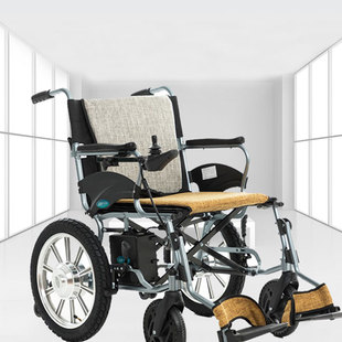 互邦电动轮椅智能全自动折叠轻便小型老年人残疾人便携无刷电机